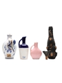 Bols, Dolfi & Deniset-Klainguer Spirits & Liqueurs Ceramic Bottles 4 x 3cl-10cl