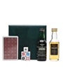 St Michael Seasonal Greetings Game Box Scotch Whisky, Port, Playing Cards And Poker Dice 2 x 5cl