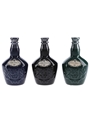 Royal Salute 21 Year Old Wade Ceramic Decanters 3 x 5cl / 40%