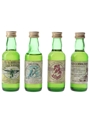 George Strachan's Blended Scotch Whisky Auld Curlers, Falcon, Heebie Jeebies & Old Cobblers 4 x 5cl / 40%