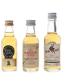 Long John, James Martin's V V O & Rob Roy Bottled 1970s 3 x 4.7cl-5cl / 40%