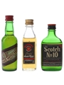 Black Bottle, McGibbon's & Scotch No.10 Bottled 1970s 3 x 3.7-5cl
