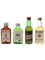 Assorted Blended Scotch Whisky Bottled 1970s - Ballantine's, Black Bottle, Black & White, Teacher's 4 x 4.7cl-5cl / 40%