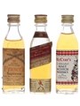 Fraser's, Johnnie Walker & McCrae's Bottled 1970s&1980s 3 x 2.8cl-5cl