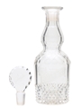 Black Bottle Crystal Decanter With Stopper  24.5cm x 8cm