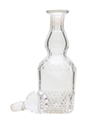 Black Bottle Crystal Decanter With Stopper  24.5cm x 8cm