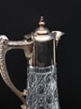 Silver Plated Crystal Claret Jug  30cm x 13cm