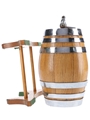 White Horse Whisky Barrel Dispenser Andrew Dewar-Durie, White Horse Distillers Ltd. 1968-1983 16.5cm x 21.5cm x 10.5cm