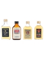 Carlton, Grendel's, Lombard's & McGibbon's Bottled 1980s 4 x 3.7cl-5cl