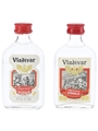 Vladivar Imperial Vodka Bottled 1970s 2 x 5cl / 37.7%