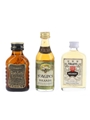 Hardy's Black Bottle, St Agnes & Tolley's Australian Brandy 3 x 5cl