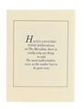 Macallan - It's On All The Best Lips 1980s Advertising Pamphlet 14cm x 10cm