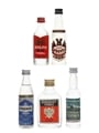 Assorted Vodka Borzoi, Greenland, Karloff, Puschkin & Romanoff 5 x 4cl-5cl