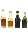Assorted Brandy Brandy 82, Bull Head, Extra Superior Old Brandy & Mariacron 4 x 4cl-5cl