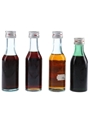 Cinzano Rose & Rosso Bottled 1970s 4 x 5cl-5.5cl