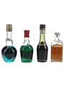 Labbé Francois, Marie Brizard, Rocher Frères & Senglet Bottled 1950s-1960s 4 x 5cl