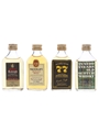 Assorted Blended Scotch Whisky Mackinlay's, Sir Walter Raleigh, Seventy Seven & Tuxedo 4 x 4.7cl