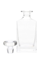 Whisky Decanter With Stopper  22.5cm x 9.5cm