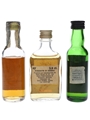 Golden Rare, Old Clipper & Schwegmann's Bottled 1970s 3 x 3.9cl-7cl