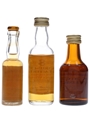 Crabbie, Marks & Spencer And Morrison's Machrie  3 x 3cl-5cl