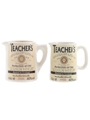 Teacher's Highland Cream Water Jugs  2 x 8cm