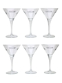Beluga Martini Cocktail Glasses Bormioli 