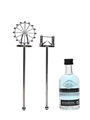 The London No1 Original Blue Gin With Cocktail Stirrers 5cl / 47%