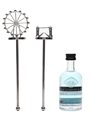 The London No1 Original Blue Gin With Cocktail Stirrers 5cl / 47%