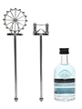 The London No1 Original Blue Gin With Cocktail Stirrers 5cl / 47%