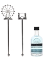 The London No1 Original Blue Gin With Cocktail Stirrers 5cl / 47%