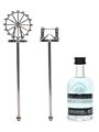 The London No1 Original Blue Gin With Cocktail Stirrers 5cl / 47%