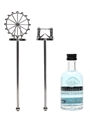 The London No1 Original Blue Gin With Cocktail Stirrers 5cl / 47%