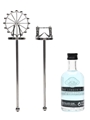 The London No1 Original Blue Gin With Cocktail Stirrers 5cl / 47%