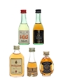 Assorted Brandy Bobadilla, Branca, Fundador & Vecchia Romagna 5 x 2cl-5cl