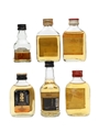 Assorted Blended Indian Whisky 6 x Miniatures