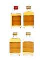 Assorted Single Malt Whisky 70 Proof Bottled 1970s 4 x 5cl
