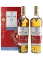 Macallan 12 Year Old Triple Cask Matured Gift Pack Year Of The Rat 2020 2 x 70cl / 40%
