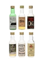 Assorted Blended Scotch Whisky Ben Nevis, Ben Roland, Brahms & Liszt, Celtic, Scotch On The Rock & Tax Collector 6 x 5cl / 40%