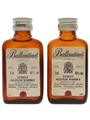 Ballantine's Finest Bottled 1980s 2 x 5cl / 40%