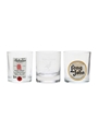 Assorted Whisky Tumblers Ballantine's, Famous Grouse, Long John 