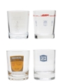 Assorted Whisky Tumblers Dewar's, MacArthur's, Power's, Whyte & Mackay 