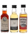 Bruadar, Lyme Bay Winery, Southern Comfort  3 x 5cl
