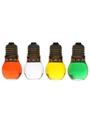 Evelt Light Bulb Liqueurs Clementine, Maraschino, Millefiori, Peppermint 4 x 3.5cl / 30%