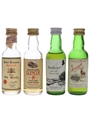 John Brown's, MacDonalds Glencoe, Monarch & Strathayr Bottled 1970s-1980s 4 x 4.7cl-5cl