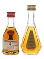 Bisquit 3 Star & VSOP Bottled 1970s & 1990s 2 x 3cl / 40%