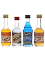 Assorted Bols Liqueurs Blue Curacao, Bitter Orange, Dry Orange Curacao 4 x 3.5cl-5cl