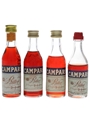 Campari Bitter Bottled 1970s & 1980s 4 x 5cl