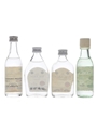 Bacardi Carta Blanca & Silver Label Bottled 1970s & 1980s 4 x 5cl