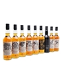 Game Of Thrones Whiskies Set Cardhu, Clynelish, Dalwhinnie, Glendullan, Lagavulin, Mortlach, Oban, Royal Lochnagar & Talisker 9 x 70cl