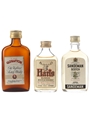 Glenafton, Harts & Sandeman Bottled 1970s 3 x 4.7cl-5cl / 40%